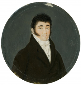 188.  JUAN MARRAS (1765- ?)Retrato de caballero..