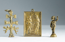 340.  “Putti” en bronce, S. XIX..