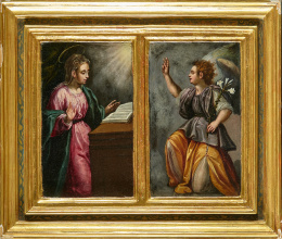 233.  ESCUELA ESPAÑOLA, H. 1600Anunciación..