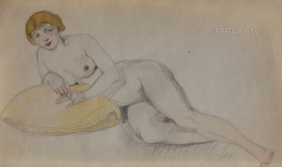 400.  ISMAEL SMITH (Barcelona, 1886 - White Plains, Nueva York, 1972)Femme de París, París, c.1911-14