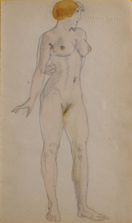 401.  ISMAEL SMITH (Barcelona, 1886 - White Plains, Nueva York, 1972)Femme de París, París, c.1911-14