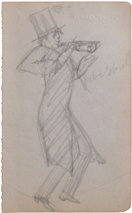 402.  ISMAEL SMITH (Barcelona, 1886 - White Plains, Nueva York, 1972)Bebedor de champagne, París, c.1911-14