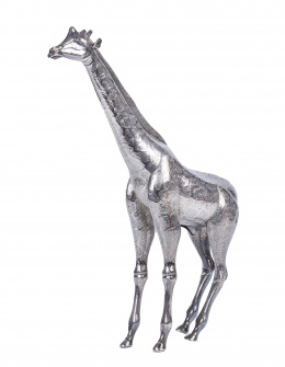 1061.  Jirafa en plata, S. XX