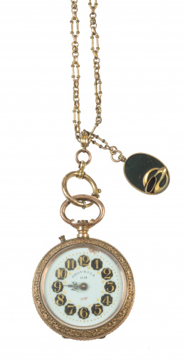 360.  Lote formado por dos relojes lepín y una maquinaria de reloj