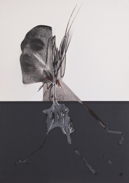 435.  DARÍO VILLALBA (San Sebastián, 1939 - Madrid, 2018)Face in red II, 1974