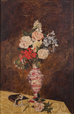 867.  ESCUELA VALENCIA, SIGLO XIXPareja de floreros