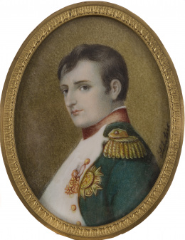 240.  ESCUELA FRANCESA, SIGLO XIXRetrato de Napoleón.