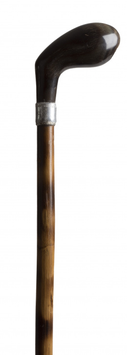 980.  Bastón con mango de asta, S. XIX