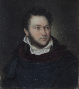 251.  JOSÉ UDIAS GONZÁLEZ (1811-1837)Retrato de caballero.