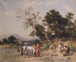 586.  Escena orientalista