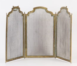 943.  Paravant en bronce