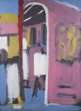 399.  MANOLO QUEJIDO (Sevilla, 1946)Palmario en rosa, 1985