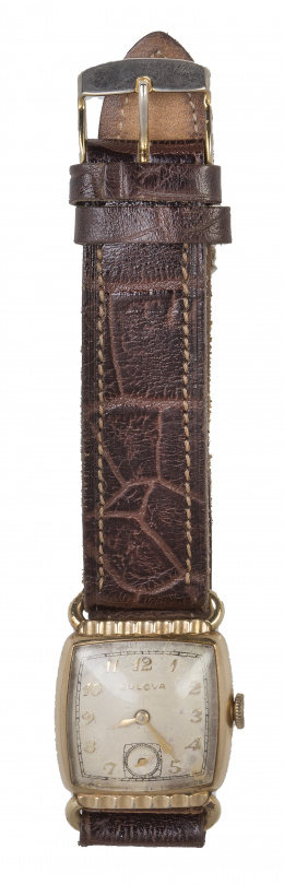 393.  Reloj BULOVA años 30. nº 6601181 plaqué or