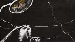 481.  ENZO CUCCHI (Morro d&#39;Alba, 1949)Protagonista, 2003