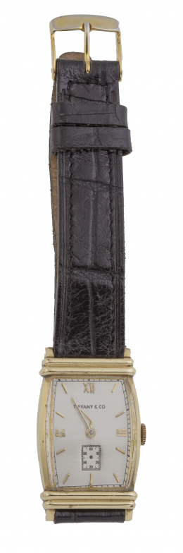 392.  Reloj TIFFANY & CO plaqué or años 30