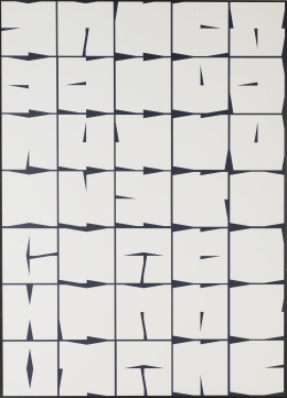 922.  ELENA ASINS (Madrid, 1940 - Azpíroz, 2015)Variaciones sobre Dólmenes, 2004.