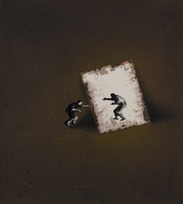 452.  JUAN GENOVÉS (Valencia, 1930)El Espejo, 2003