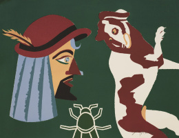 449.  EDUARDO ARROYO (Madrid, 1937 - 2018)San Eustaquio, 2005