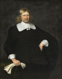 807.  BARTHOLOMEUS VAN DER HELST (1613-1670)Retrato de un caballeroH. 1640-1670