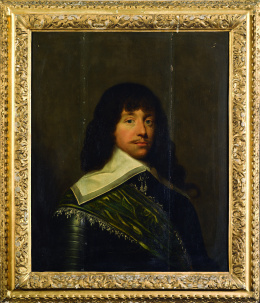 808.  CORNELIUS JANSSENS VAN CEULEN (1593- 1661)Retrato de caballero