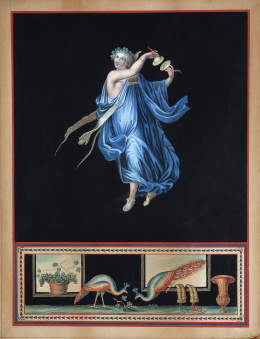 804.  MICHELANGELO MAESTRI (Roma, 1741-1812)Ménade danzante con platillos