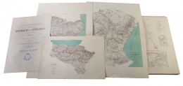 706.  Atlas topográfico de la narración de la Guerra Carlista de 1869 a 1876Depósito de la Guerra a cargo del Cuerpo de E. M. del Ejército.