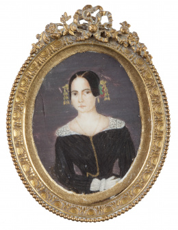 716.  ESCUELA CENTROEUROPEA, SIGLO XIXRetrato de dama