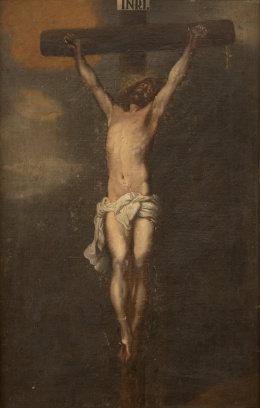 681.  ESCUELA ESPAÑOLA, H. 1700Cristo crucificado