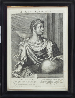 667.  AEGIDIUS SADELER II (1570-1629) Y TIZIANO (1477-1576)Octavio