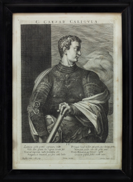 802.  AEGIDIUS SADELER II (1570-1629) Y TIZIANO (1477-1576)Calígula
