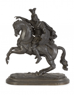 652.  Alejandro Magno.Busto de bronce.Grand Tour, Italia, S. XIX.