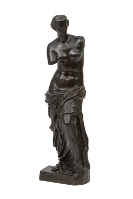 689.  Venus de Milo.Escultura Grand Tour en bronce. Ferdinand Barbedienne (1810-1892) fondeur. Firmada.Francia, segunda mitad del S. XIX.