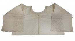 938.  Blusa de encaje de manga ancha, pp. del S. XX.