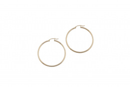 148.  Pendientes criollas de oro amarillo