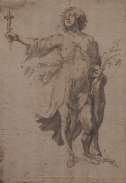 813.  ESCUELA FRANCESA, SIGLO XVIIAngel 