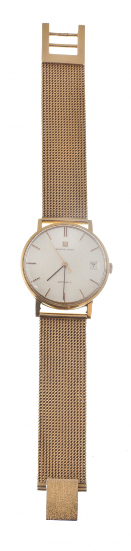 166.   Reloj de pulsera UNIVERSAL GENEVE Automático años 60 en oro de 18K
