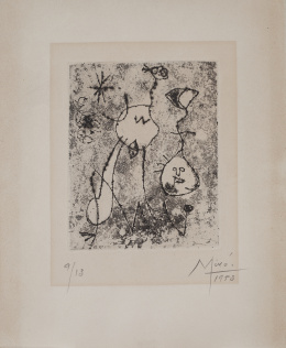 414.  JOAN MIRÓ (Barcelona, 1893 - Palma de Mallorca, 1983)Serie V, 1953