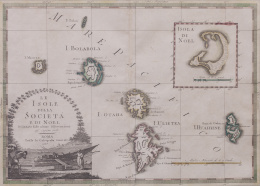 929.  GIOVANNI MARÍA CASSINI (1745-c.1824)Le isole della societá e di Noel