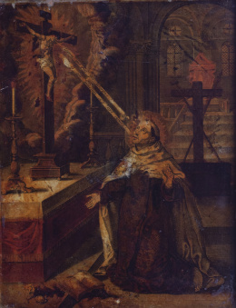 838.  ESCUELA ESPAÑOLA, SIGLO XIXMisa de San Gregorio