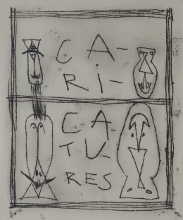 488.  ÁNGEL FERRANT (Madrid, 1890 - 1961)Caricaturas, 1935