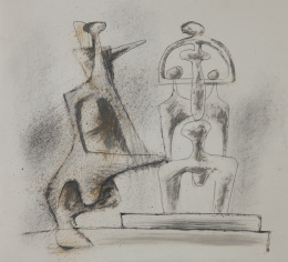 487.  ÁNGEL FERRANT (Madrid, 1890 - 1961)Sin título