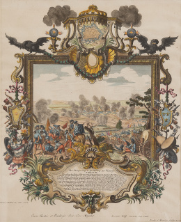 632.  PAUL DECKER (der Jüngere) (1685- 1742)Asedio de Arien