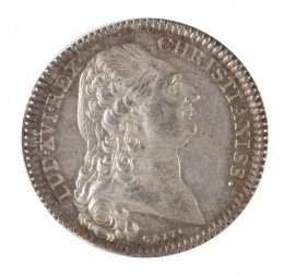 326.  Jetón francés en plata de Luis XVI. Colegios de Farmacia. 1778