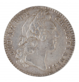 327.  Jetón francés en plata de Luis XV. Cámara de comercio de Bayona. 1738