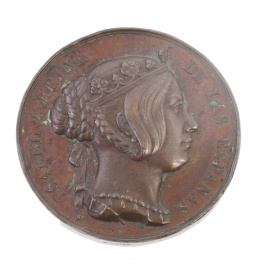 311.  Medalla en cobre del cuerpo de Ingenieros del Ejercito.1847