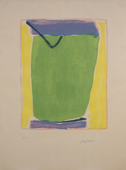 1077.  JOSÉ GUERRERO (Granada, 1914 - Barcelona, 1991)Verde, 1979