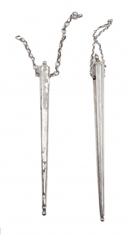 657.  Lote de dos Takek*.Irán, S. XIX.