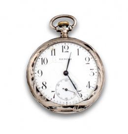 743.  Reloj Lepine ZENITH en plata c.1920.