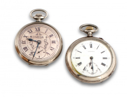 728.  Reloj Lepine LONGINES en acero pps sXX.