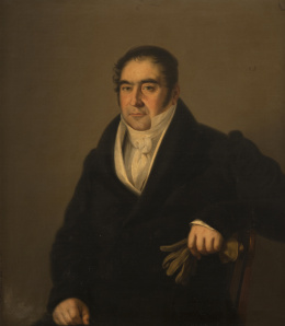 969.  JOAQUÍN MANUEL FERNÁNDEZ CRUZADO (Cádiz, 1781-1856)Retrato de Segismundo Moret